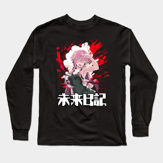 Mirai Nikki Chronicles Of Destiny Long Sleeve T-Shirt by A Cyborg Fairy